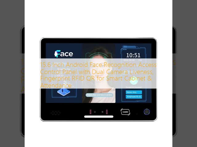 15.6-inch Large Screen Android  Face Fingerprint RFID Card Recognition Access Control Machine with Open SDK Integration