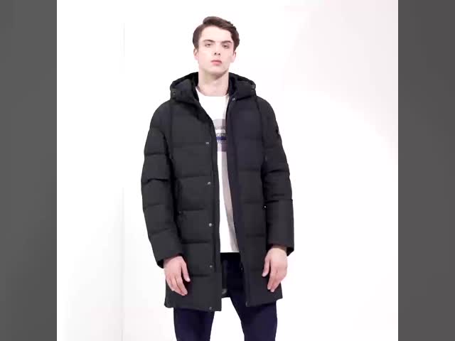 Long Bio Down Man Coat One Meter Casual Sports Jacket Waterproof Windproof