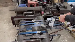 Pneumatic Steel Strapping Tensioner Machine With 9800N Power