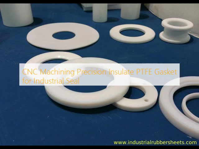 CNC Machining Precision Insulate PTFE Gasket Food Grade for Industrial Seal
