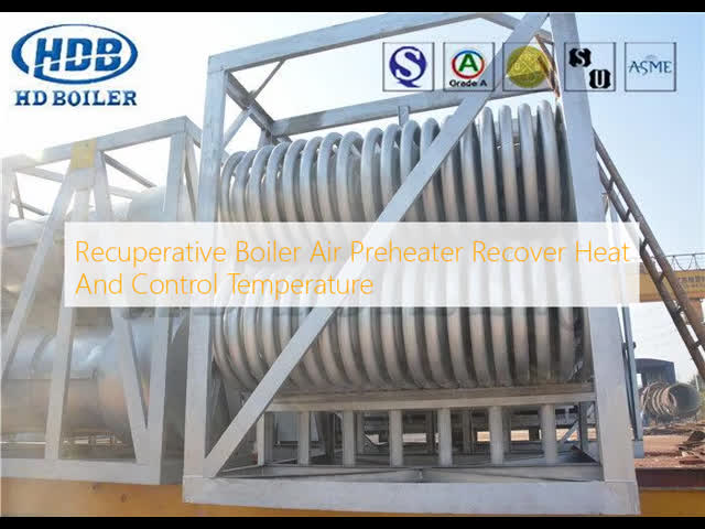 Recuperative Boiler Air Preheater Recover Heat And Control Temperature