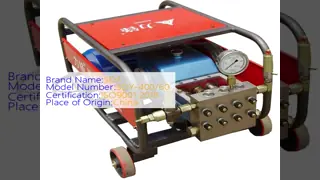 3DY400/60 Electric Hydro Test Pump 60MPa Pressure Testing Pump For BOP Testing