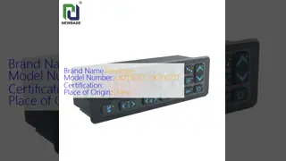 Universal SAE J1939 Compatible 12V/24V DC HVAC Control Module for Bus Climate Control System with ABS Material