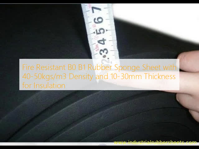 Fire Resistant B1 Closed-cell Structure Low Thermal Conductivity Rubber Sponge Sheet for Air Condition Insulation