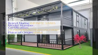 20ft Bi-Fold Expandable Container House with Steel Structure Frame for Versatile Modular Living