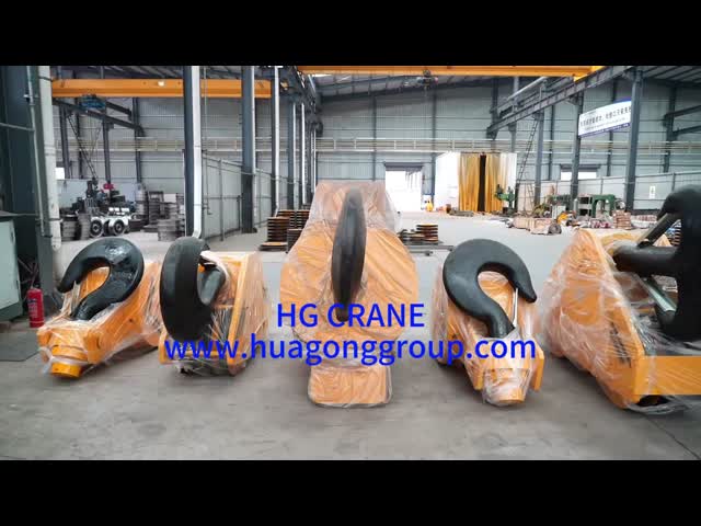 1000 kg Load Capacity Overhead Crane Hook with Safety Latch and Steel Construction for Gantry Cranes