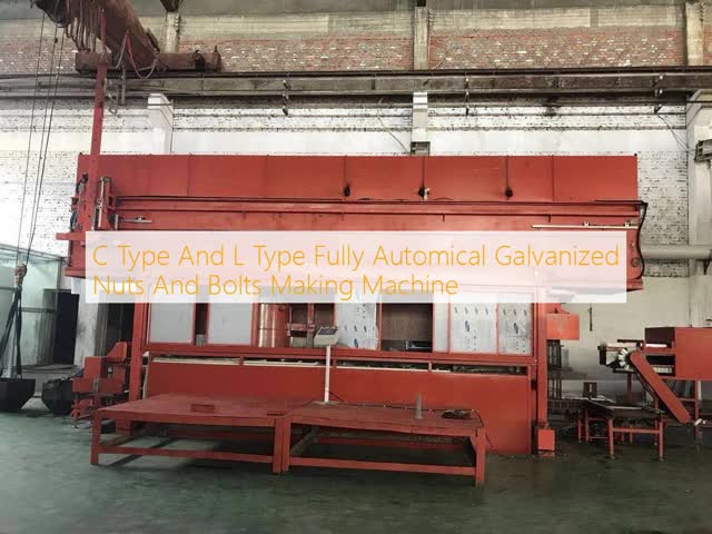 C Type And L Type Fully Automical Galvanized Nuts And Bolts Making Machine