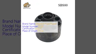 OEM Kwaliteit Duurzame Sauer Danfoss Pomp Onderdelen 51C060 51C080 51C110 voor Hydraulische Zuigerpomp Reparatie