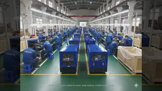 GENWELD LWG600A Pipeline Welding Machine with 4-Cylinder Air-Cooled Engine and AC230V/4Kw Generator Output for Robust Performance