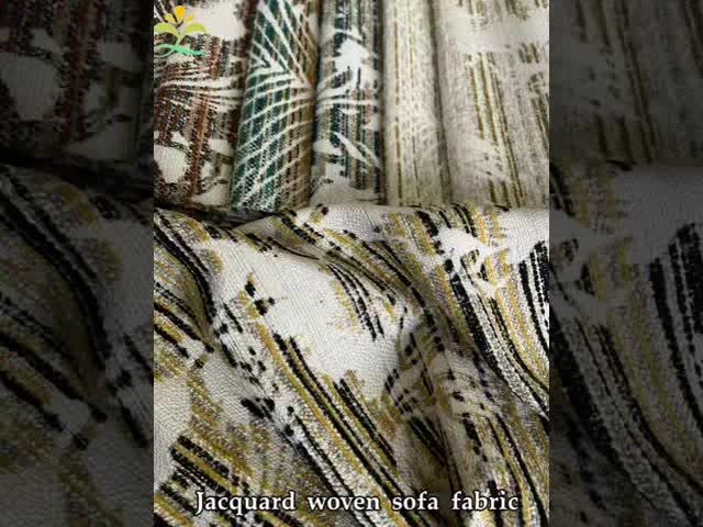 100% Polyester 430gsm Jacquard Woven Sofa Fabric