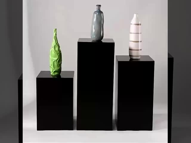 Multi Coloured Acrylic Stand Clear Acrylic Pedestal Stands Modern Luxury Style