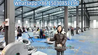 10m Anti Theft Barbed Wire Concertina Coil Hot Dipped Galvanized