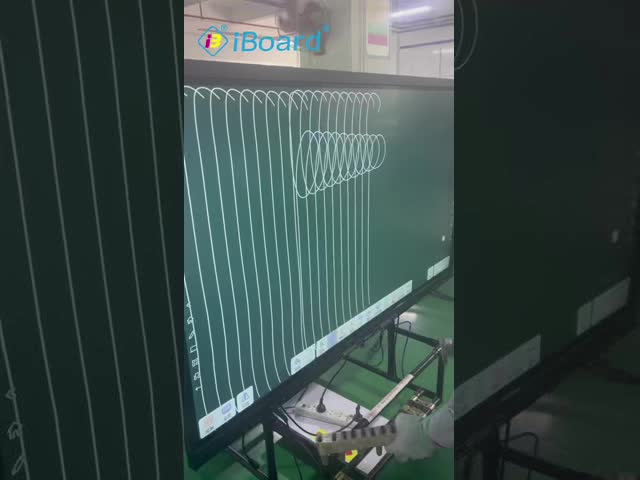 65 Inch LED infrared classroom smart boards With Android Wifi Light Senor Software