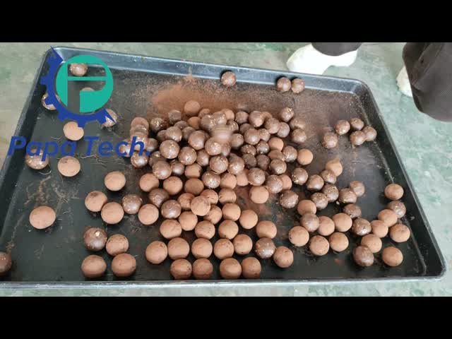 Automatic 304 Stainless Steel Protein Ball Rolling Machine with 1.75kW Power for Date Ball Production Line