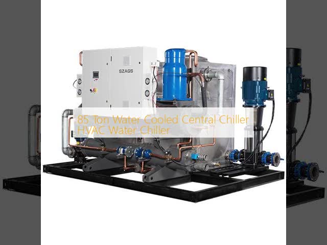 85 Ton Water Cooled Central Chiller HVAC Water Chiller