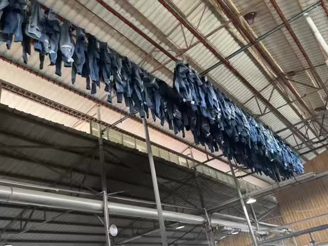 Jeans washing water