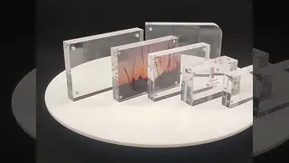 UV Resistant Acrylic Photo Frame Customized Logo Personalization Option