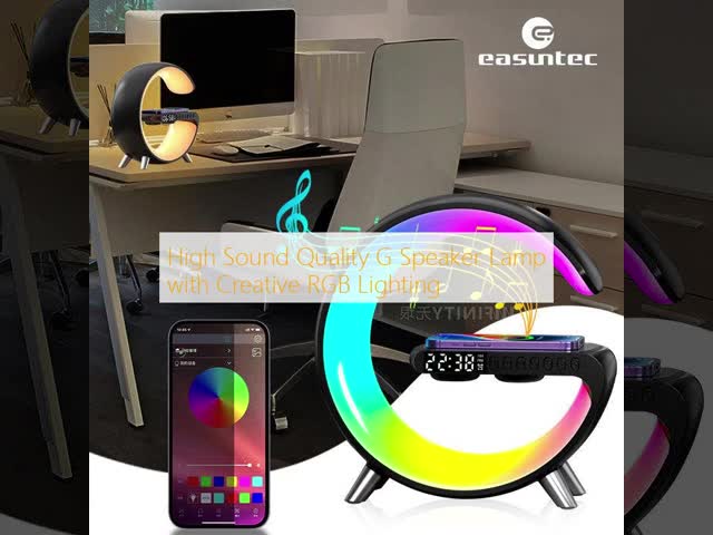 High Sound Quality G Speaker Lamp with Creative RGB Lighting