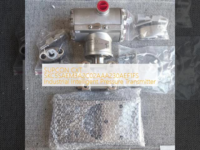 SUPCON CXT SKC5SAEM3A2C02AAA230AEF1FS Industrial Intelligent Pressure Transmitter with 4-20mA Current Range, 16MPa Max Pressure, and 0-250kPa Measurement Range