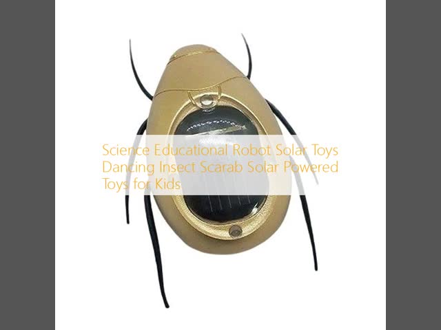 Science Educational Robot Solar Toys Dancing Insect Scarab Solar Powered Toys for Kids