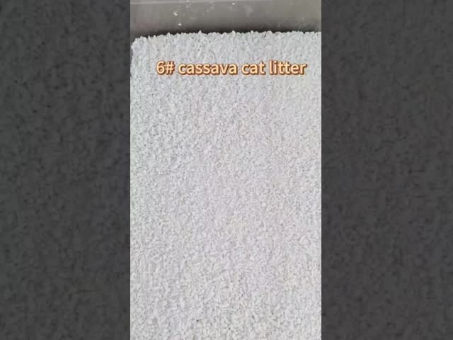 Premium Natural Cassava Cat Litter with Ultra-Low Dust Fast Clumping and 100% Biodegradable Properties
