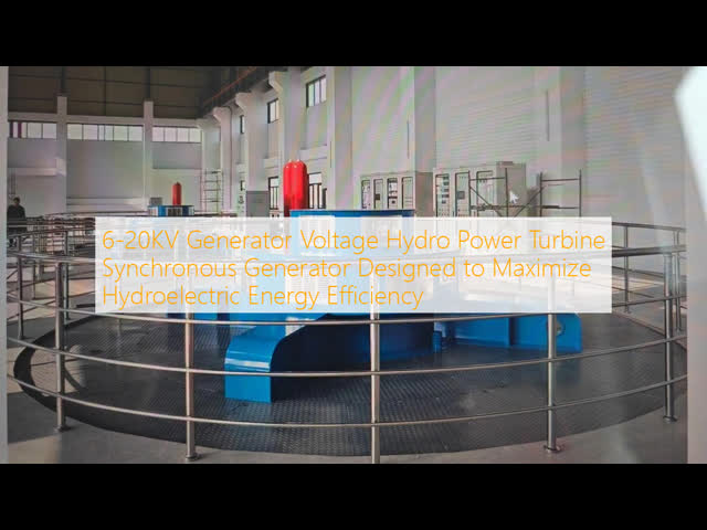 Kaplan Hydro Turbine with Stainless Steel Blades and 6-20KV Generator Voltage for Over 30 Years Life Time