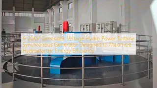 Kaplan Hydro Turbine with Stainless Steel Blades and 6-20KV Generator Voltage for Over 30 Years Life Time
