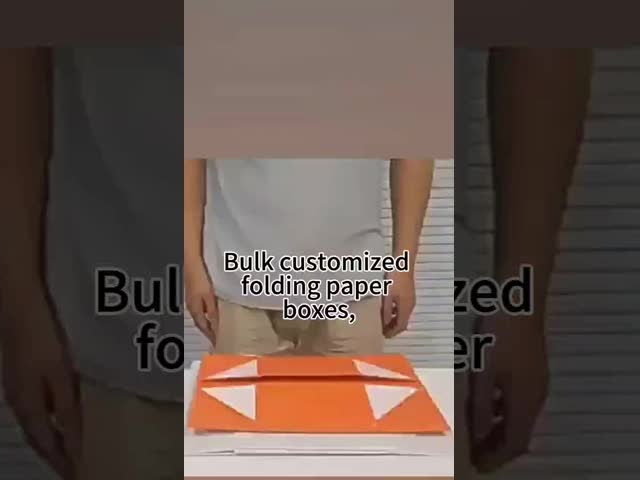 Paperboard Customized Integrated Folding Magnetic Flip Card Box Special Shaped Packaging Candle Cosmetics Shoes Gifts UV