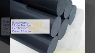 PVC Rod 10-300mm Dia, 52Mpa Tensile Strength, Acid Resistant