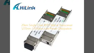 20km Single Core XFP Optical Transceiver 1270nm / 1330nm Low Power Dissipation