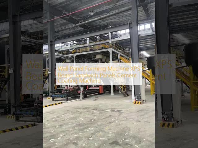 Wall Panel Forming Machine  XPS Board Sandwich Panels Cement Coating Machine