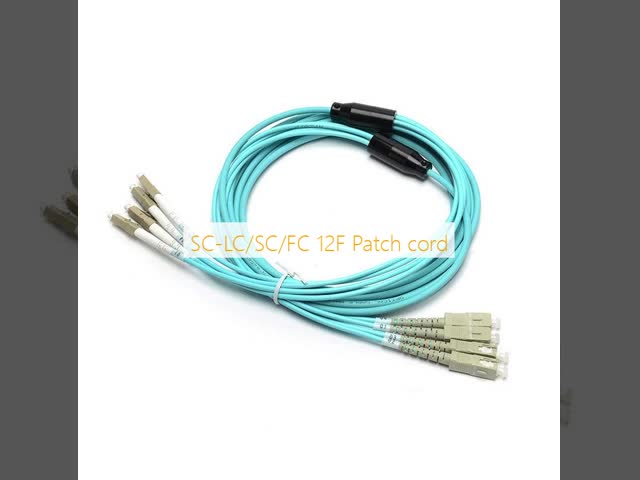 Ultra-High Density Patch Cord: SC-LC 12F with Innovative 2.0mm Micro-Tube Structure & Slim 12.5mm Cable