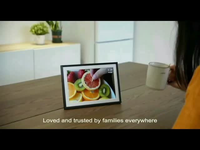 10.1 Inch WiFi Cloud Digital Photo Frame 1080P IPS Touch Screen