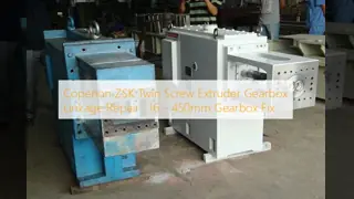Coperion ZSK Twin Screw Extruder Gearbox Linkage Repair , 16 - 450mm Gearbox Fix