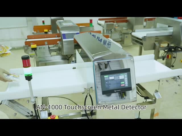 High Sensitivity Manufacturer Food Metal Detector Conveyor Food Safety With Rejection