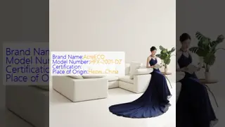 Modern U-Shape Sectional Sofa Modular Compressed Fabric Eco-Friendly Sofa Bed Customizable Double Seat Living Cloud Villa
