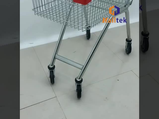 New Design Metal Shopping Trolley Cart For Supermarket