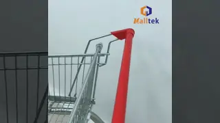 New Design Metal Shopping Trolley Cart For Supermarket
