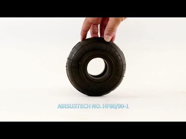Single Convoluted Rubber Air Spring HF80/90-1 Total Strok 60 MM Industrial Air Bag