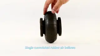 Single Convoluted Rubber Air Spring HF80/90-1 Total Strok 60 MM Industrial Air Bag