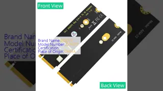 WiFi Bluetooth NGFF A+E Key To M.2 Key M Adapter Mini Pcie SSD Adapter Card