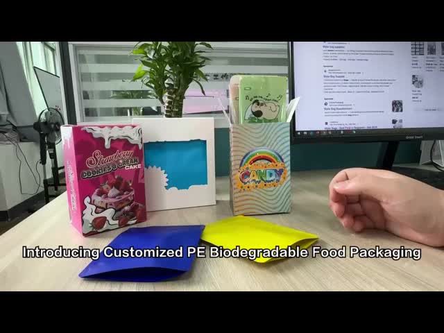 PE Plastic Type Recyclable Custom Standing Pouch Holographic Packaging Bag 3.5g Resealable Mylar Bags Flower Package