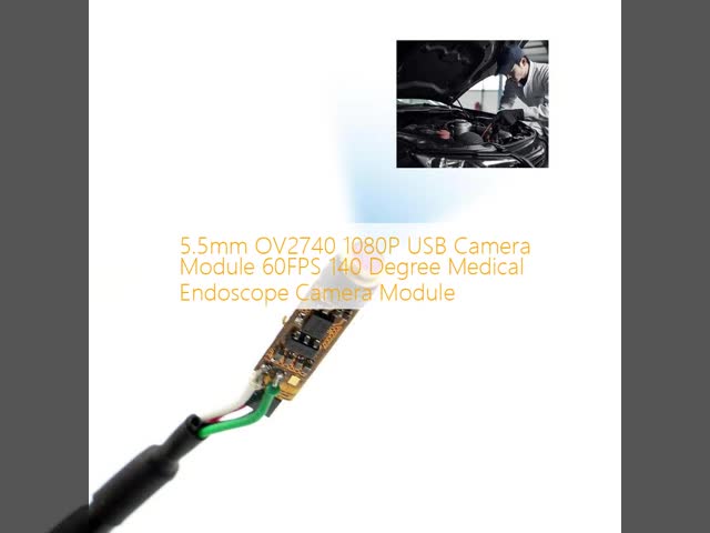 5.5mm OV2740 1080P USB Camera Module 60FPS 140 Degree Medical Endoscope Camera Module
