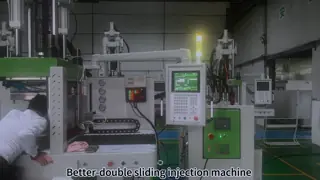 Liquid Vertical Injection Molding Machine With Double Sliding Board