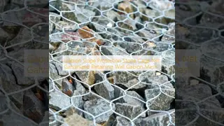 Gabion Slope Protection Stone Cage Net Galvanized Retaining Wall Gabion Mesh