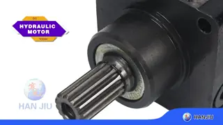 Medium Duty Motor - Torqmotor TG Series Parker TG0240 wheel drive motor with manifold ports size  used on excavator grab attachment