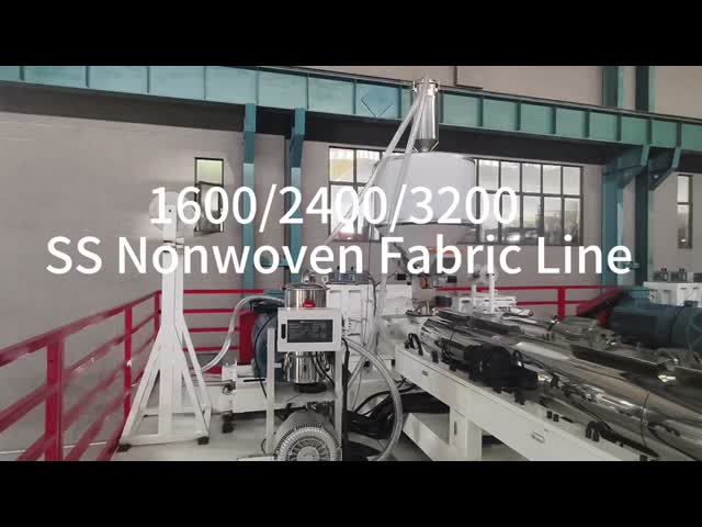 PP S SS SSS SMS SMMS SSMMS Spunbond Nonwoven Fabric Machine 1600mm 2400mm 3200mm