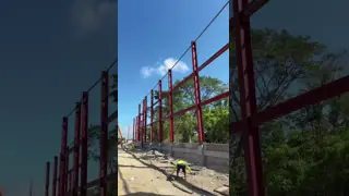 Prefab Self Storage Buildings，Car 4S Showroom Steel Structure Hall Prefabricated Buildings