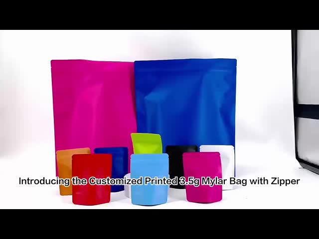 Food Industrial Snack 3.5G Flower Printed Tear Notch PE Smell Proof Bag Packaging Gravure Printed Surface Plain Model Number