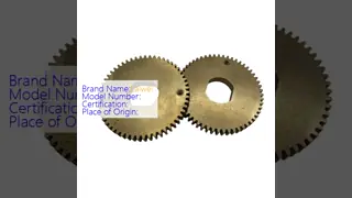 As Sample Or Drawing Gearbox Transmission Parts Profile Type Spur Gear Involute Spline Components Engineered for Power Transmission